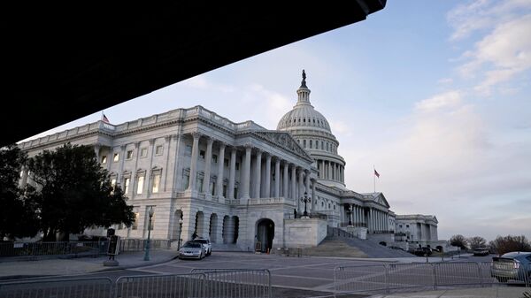 A view of the U.S. Capitol Building as the Democrats and Republicans continue moving forward on the agreement on the coronavirus disease (COVID-19) aid package in Washington, D.C., U.S. December 21, 2020 - Sputnik International