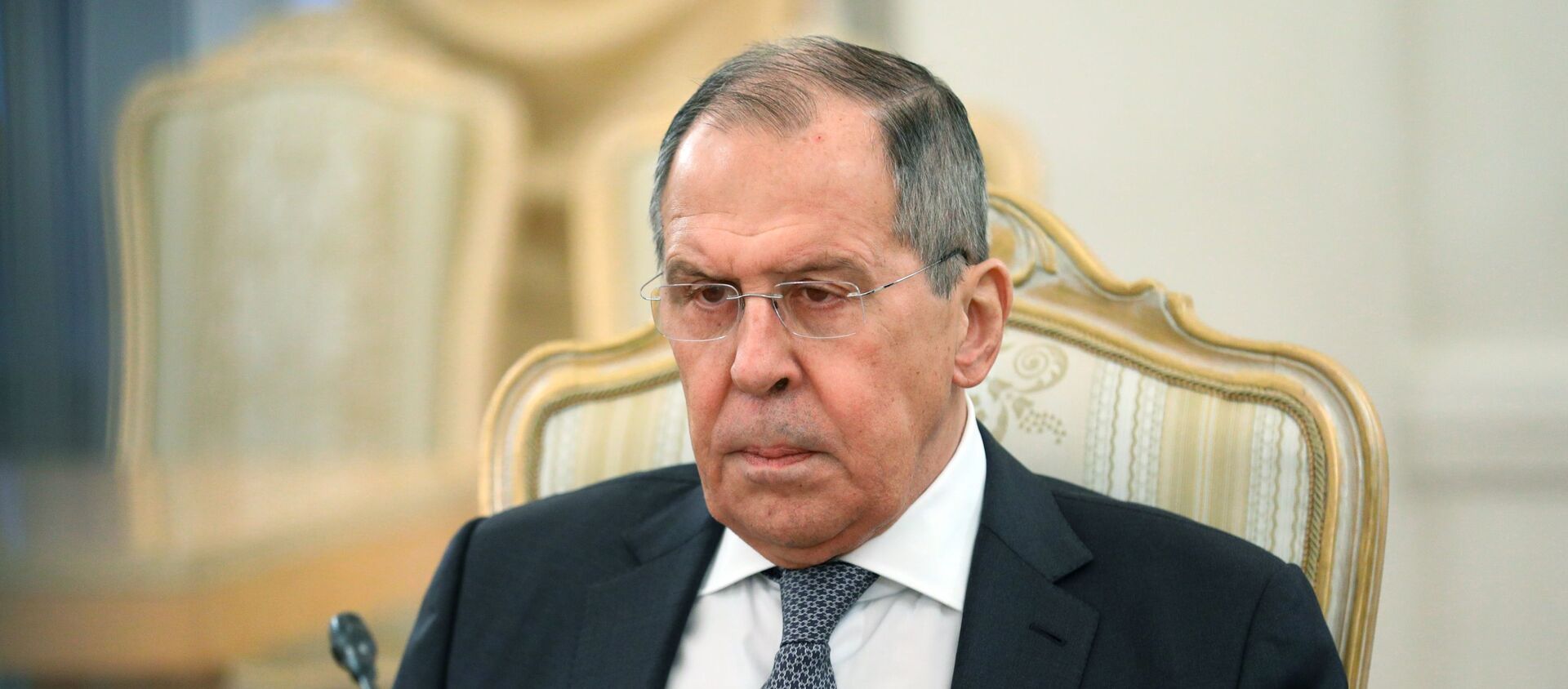 Russian Foreign Minister Sergei Lavrov during a meeting with his Afghan counterpart Mohammad Hanif Atmar on Friday, February 26, 2021. - Sputnik International, 1920, 21.03.2021