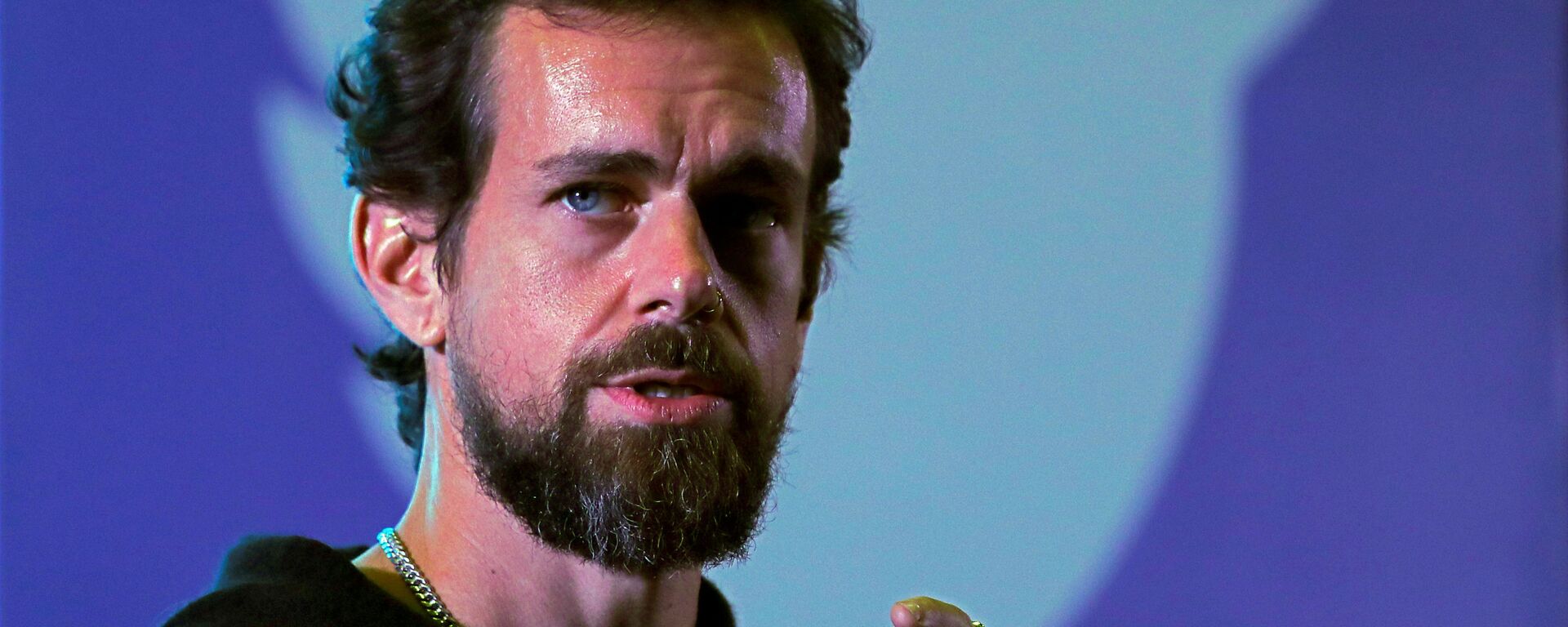 Twitter CEO Jack Dorsey addresses students during a town hall at the Indian Institute of Technology (IIT) in New Delhi, India, November 12, 2018 - Sputnik International, 1920, 16.04.2022