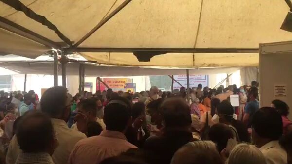   BKC Covid vaccination centre - Sputnik International