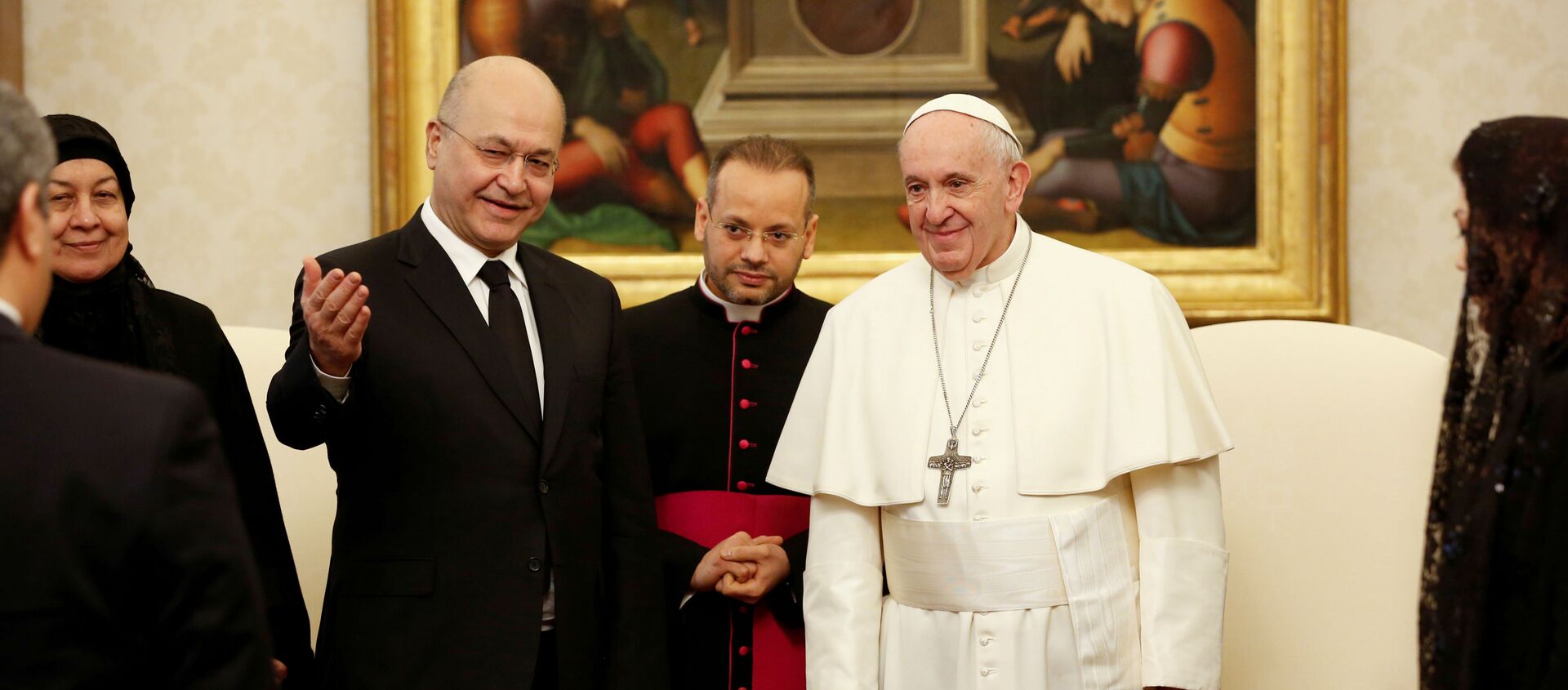 Pope Francis meets Iraqi President Barham Salih at the Vatican - Sputnik International, 1920, 04.03.2021