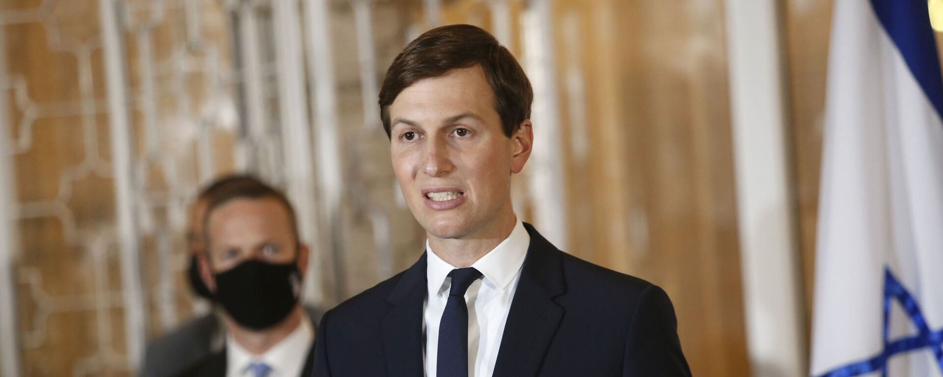 Senior White House adviser Jared Kushner speaks to reporters at the guest house next to the royal palace in Rabat, Morocco, Tuesday, Dec. 22, 2020 - Sputnik International, 1920, 04.03.2021
