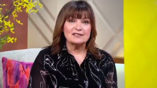Screenshot from the video of morning TV show host Lorraine Kelly commenting on the Prince Harry and Meghan Markle interview - Sputnik International