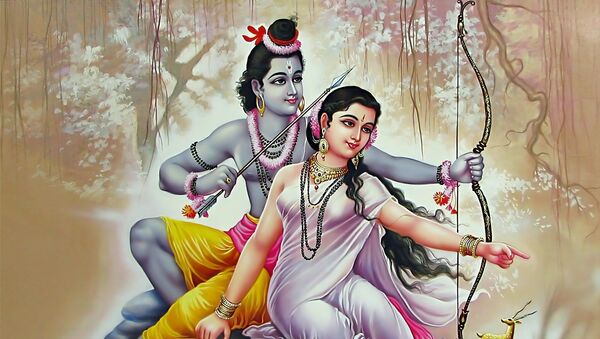 Moment in Ramayana where Sita requests Rama to fetch the golden deer for her - Sputnik International