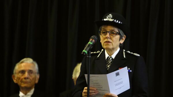 Cressida Dick The Metropolitan Police Commissioner reads the poem 'Time' by Henry Van Dyke, watched by The Lord Speaker Lord Fowler during a commemoration for the victims of the attack on Westminster and Parliament, at Westminster Hall inside the Palace of Westminster in London, Thursday, March 22, 2018. On March 22 2017 a knife-wielding man went on a deadly rampage, first driving a car into pedestrians then stabbing a police officer to death before being fatally shot by police within Parliament's grounds. - Sputnik International