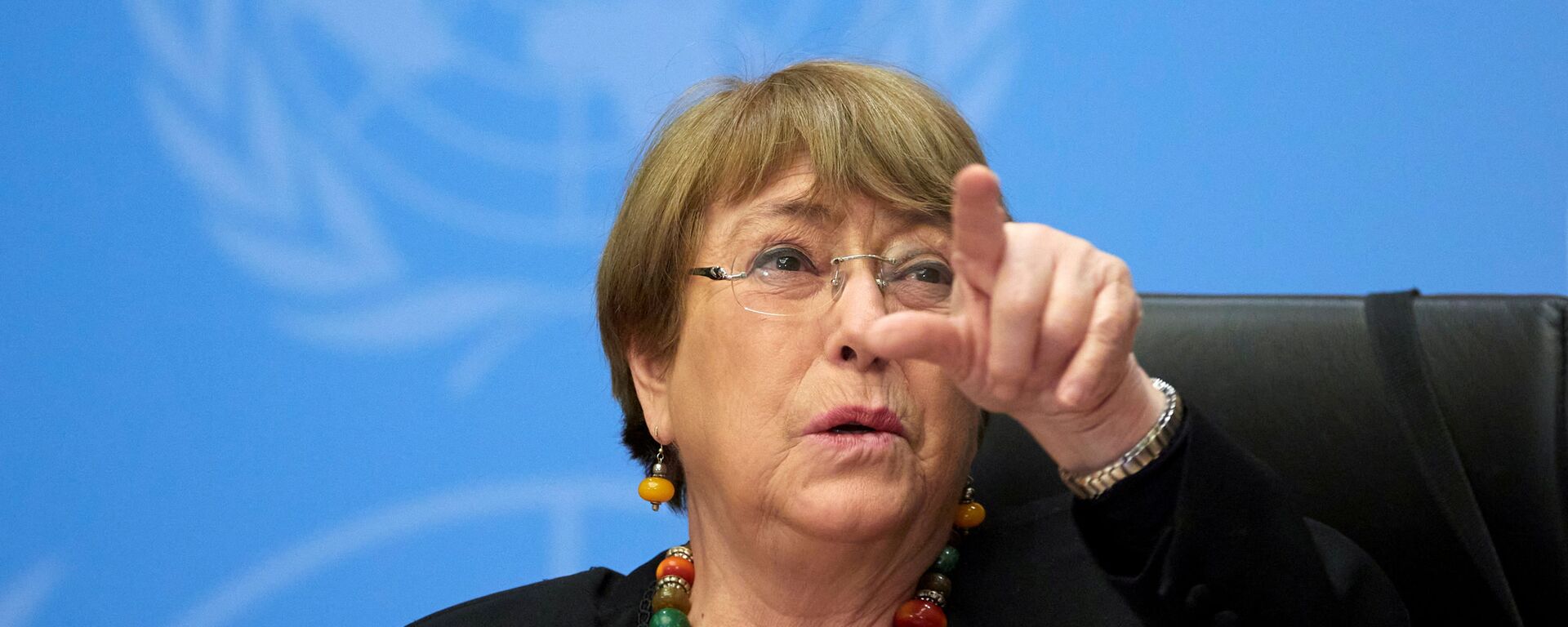 FILE PHOTO: U.N. High Commissioner for Human Rights Michelle Bachelet gestures during a news conference at the European headquarters of the United Nations in Geneva, Switzerland, December 9, 2020. - Sputnik International, 1920, 28.01.2022