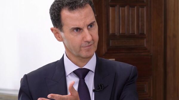 Syrian President Bashar Assad speaks to RIA Novosti, Sputnik's sister agency. October 2020. - Sputnik International