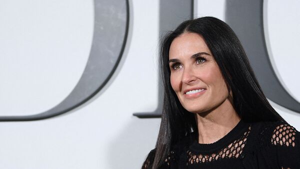 US actress Demi Moore poses during the photocall prior to the Dior Women's Fall-Winter 2020-2021 Ready-to-Wear collection fashion show in Paris, on February 25, 2020. - Sputnik International