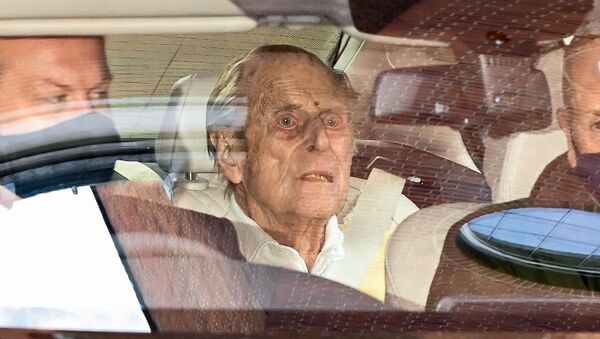 Britain's Prince Philip, Duke of Edinburgh leaves King Edward VII's Hospital in central London on March 16, 2021 - Sputnik International