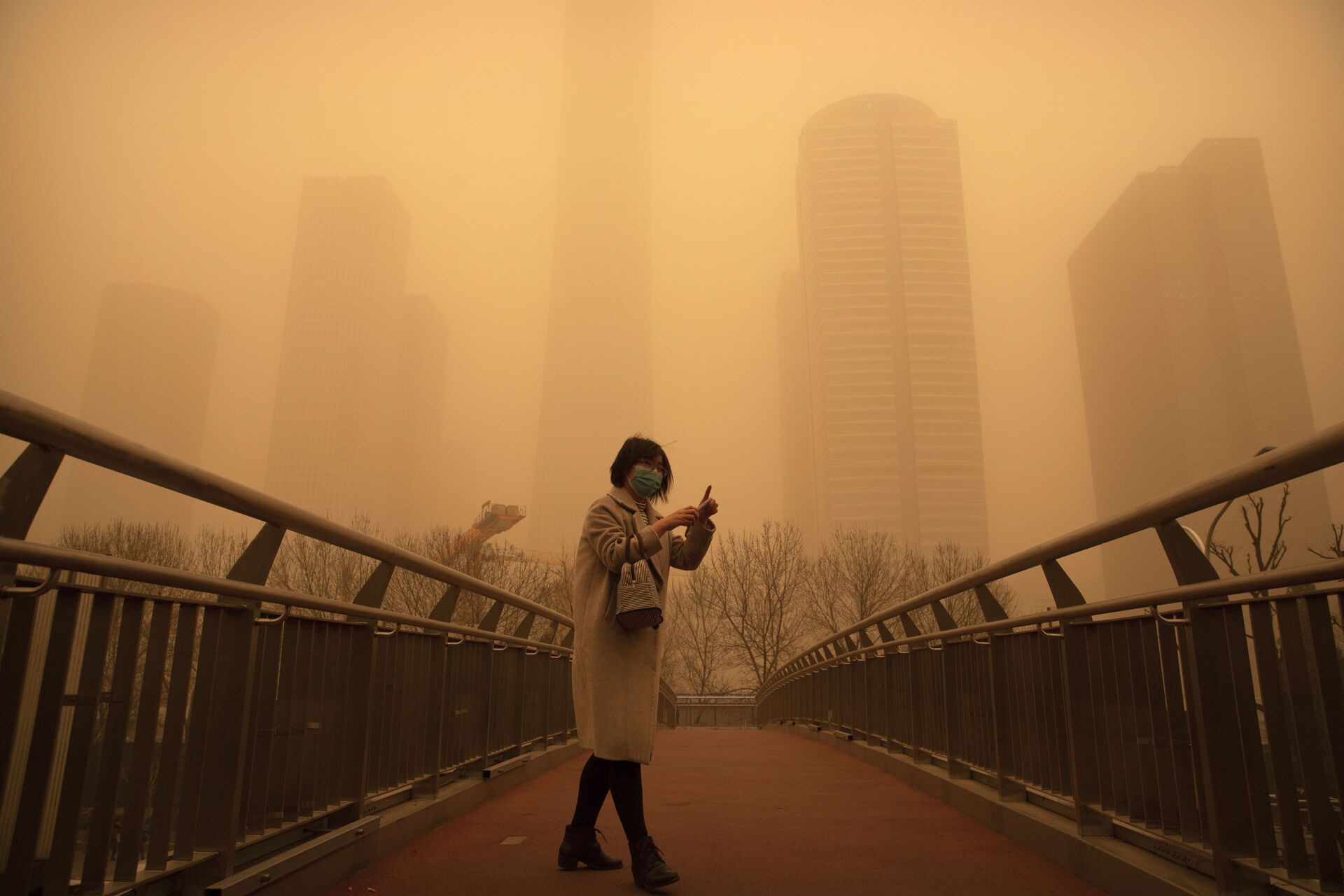 Blue Sky Returns After Beijing Hit by Largest Sandstorm In Decade - Sputnik International, 1920, 16.03.2021
