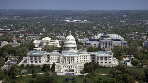 Aerial view, United States Capitol building, Washington, D.C  - Sputnik International
