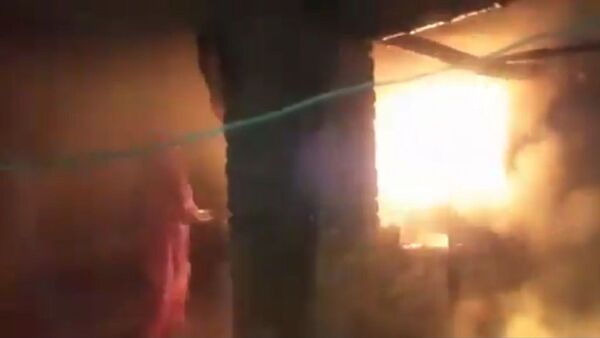 Kavita, 13 year old minor Pakistani Hindu girl,she was kidnapped and forcibly converted and married to her abductor a week ago in Sindh Pakistan .  Now her house has been torched by goons - Sputnik International