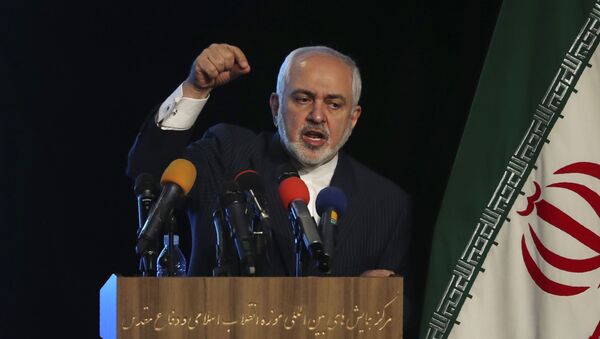 Iran's Foreign Minister Mohammad Javad Zarif addresses in a conference in Tehran, Iran, Tuesday, Feb. 23, 2021 - Sputnik International
