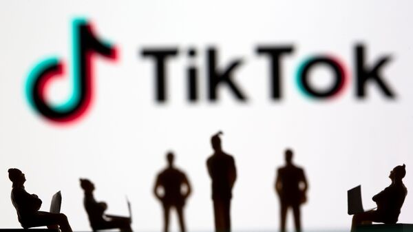 Illustration picture of TikTok logo. - Sputnik International