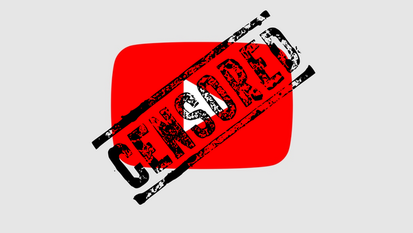 YouTube censored with grey background - Sputnik International