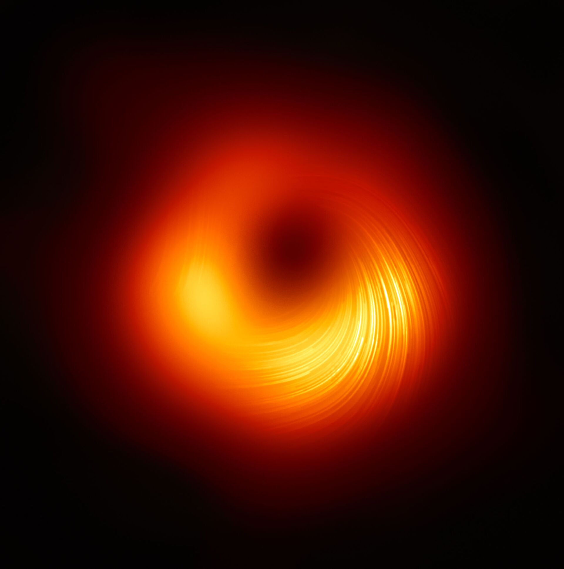 Jaw-Dropping Image Offers New Look at Supermassive Black Hole’s Swirling Magnetic Field - Sputnik International, 1920, 25.03.2021