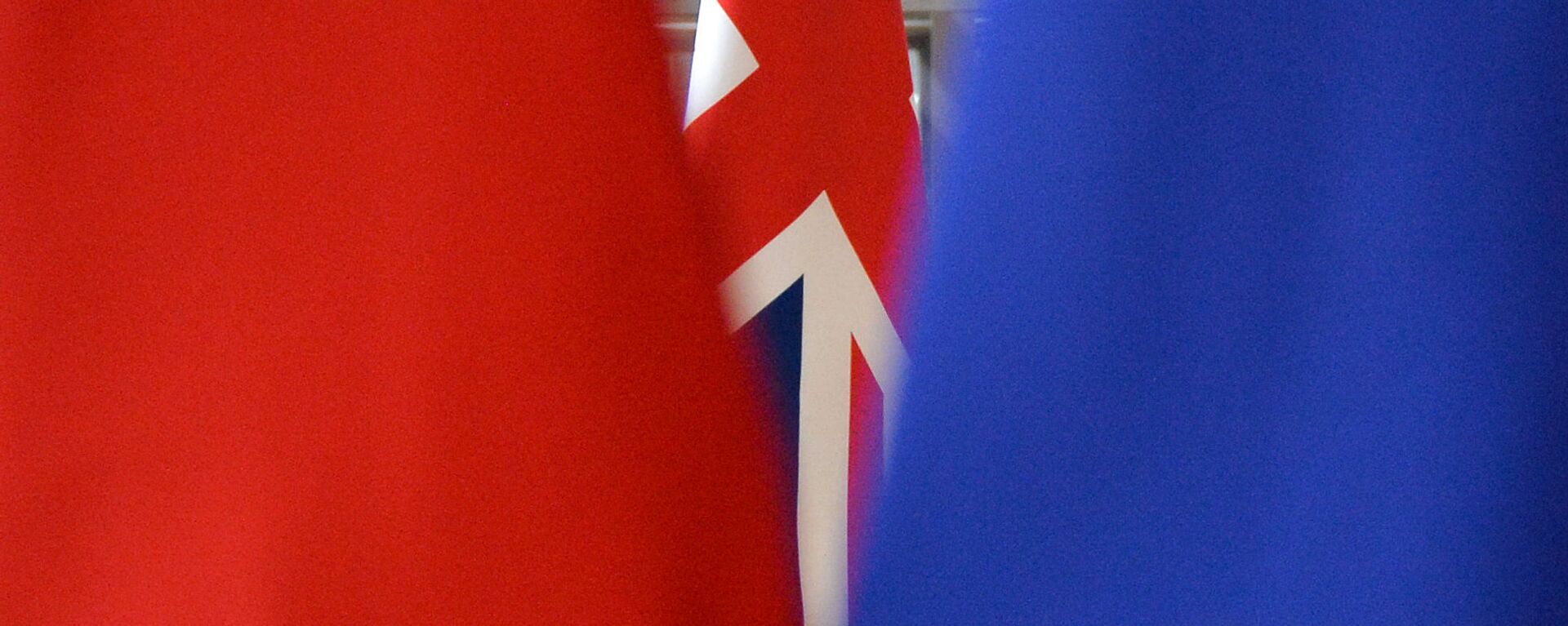 European Union and Chinese flags are pictured during an annual EU-China summit in Brussels, Belgium. - Sputnik International, 1920, 17.10.2022