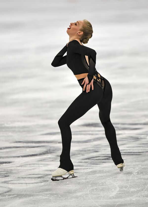 Bradie Tennell of the US during a practice session. - Sputnik International