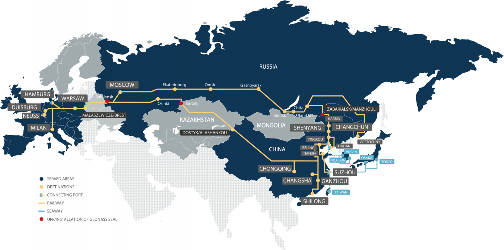 China Reportedly Doubled Freight Shipping to Europe Via Russia, Central Asia Before Suez Jam-up - Sputnik International, 1920, 28.03.2021