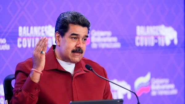 Venezuela's President Nicolas Maduro gives a speech in Caracas, Venezuela March 3, 2021. - Sputnik International