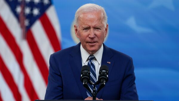 U.S. President Joe Biden delivers remarks after a meeting with his COVID-19 Response Team on the coronavirus disease (COVID-19) pandemic and the state of vaccinations, on the White House campus in Washington, U.S., March 29, 2021. - Sputnik International