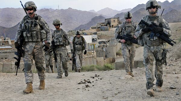 U.S. Soldiers depart Forward Operating Base Baylough, Afghanistan - Sputnik International