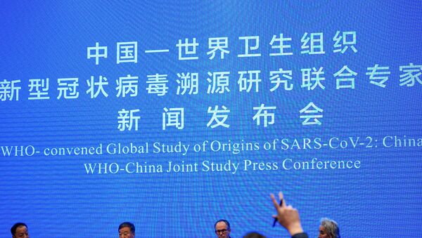 Peter Ben Embarek, a member of the World Health Organization (WHO) team tasked with investigating the origins of the coronavirus disease (COVID-19), attends the WHO-China joint study news conference at a hotel in Wuhan, Hubei province, China February 9, 2021.  - Sputnik International