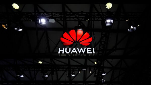A Huawei logo is seen at the Mobile World Congress (MWC) in Shanghai, China, 23 February 2021. - Sputnik International