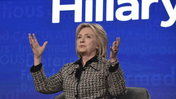 Hillary Clinton participates in the Hulu Hillary panel during the Winter 2020 Television Critics Association Press Tour, on Friday, Jan. 17, 2020, in Pasadena, Calif - Sputnik International
