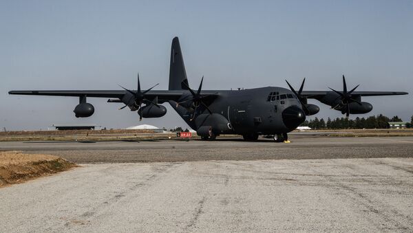 US Military Transport Aircraft C-130J Spotted in Kiev - Sputnik International