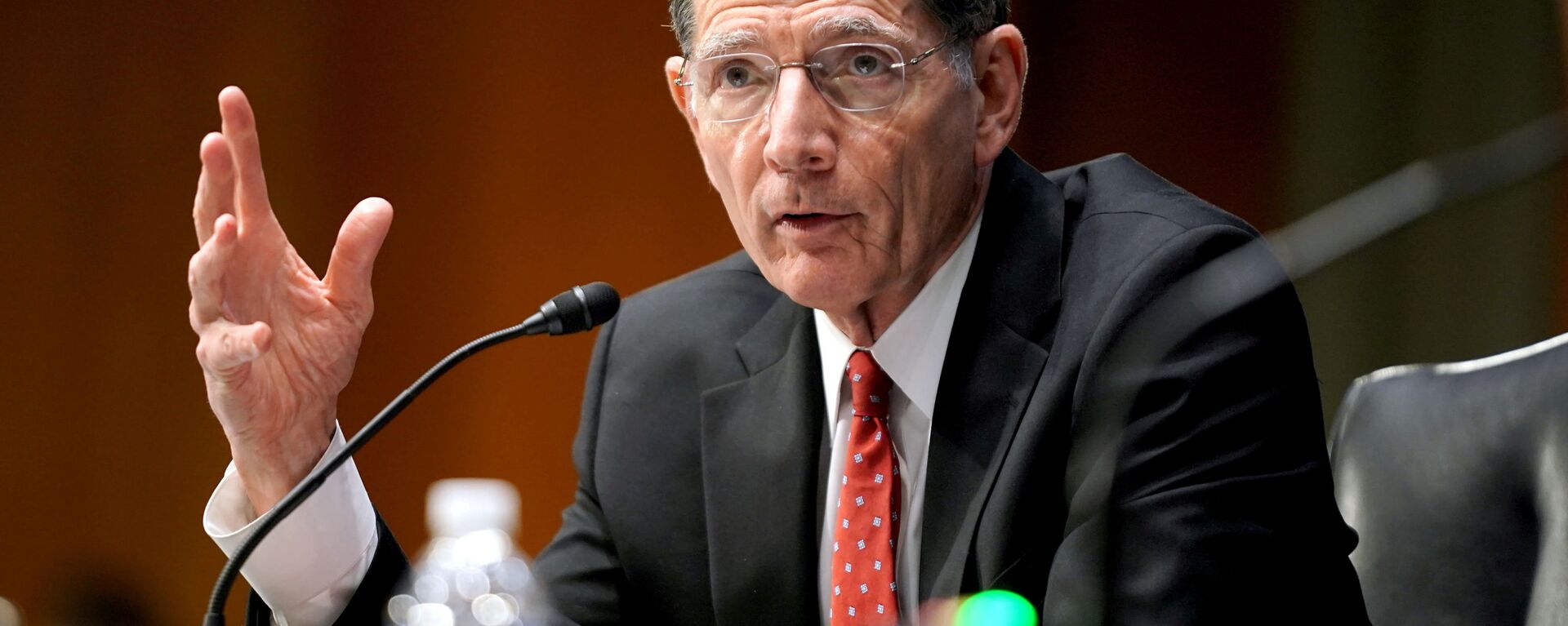 Sen. John Barrasso (R-Wyo.) questions    former U.S. Ambassador to the United Nations Samantha Power, who is President Joe Biden's choice to lead the U.S. Agency for International Development, at a confirmation hearing before the Senate Foreign Relations Committee in Washington, DC, U.S., March 23, 2021.  - Sputnik International, 1920, 29.11.2021