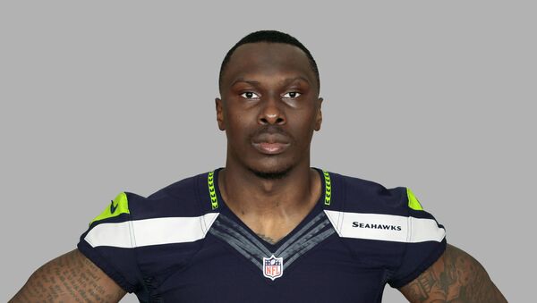 This is a 2014 photo of Phillip Adams of the Seattle Seahawks NFL football team. This image reflects the Seattle Seahawks active roster as of Tuesday, June 3, 2014 when this image was taken - Sputnik International