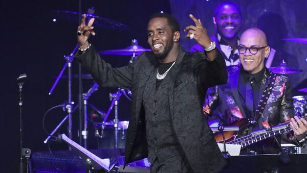 Sean Combs walks on stage to accept the 2020 Industry Icon award at the Pre-Grammy Gala And Salute To Industry Icons at the Beverly Hilton Hotel on Saturday, Jan. 25, 2020, in Beverly Hills, Calif. - Sputnik International