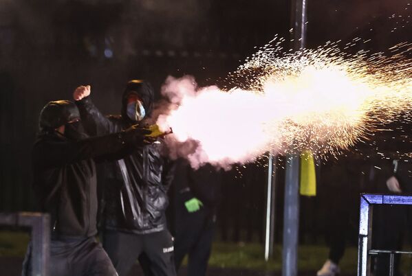 Social Unrest in Rioting Belfast  - Sputnik International