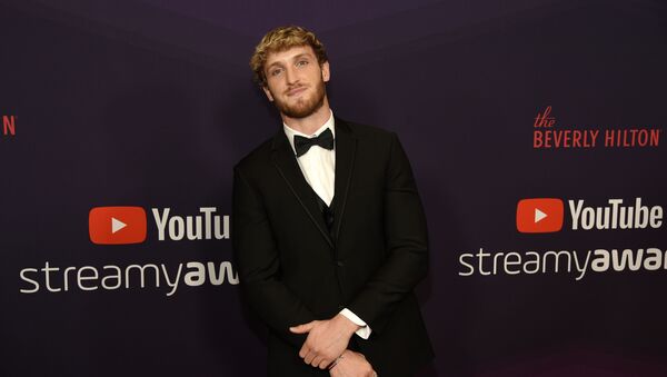 YouTube personality Logan Paul poses at the 2019 Streamy Awards at the Beverly Hilton, Friday, Dec. 13, 2019, in Beverly Hills, Calif - Sputnik International