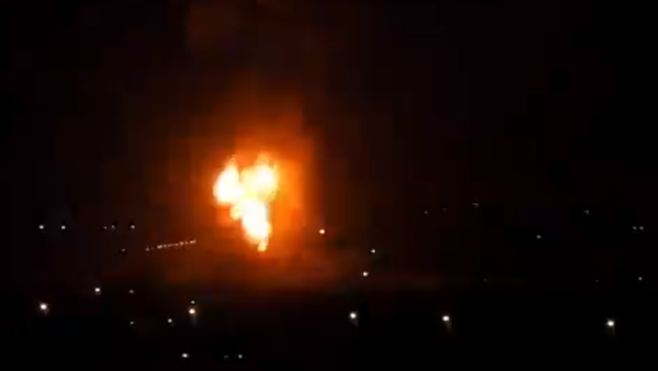 An Israeli Air Force airstrike in Gaza - Sputnik International