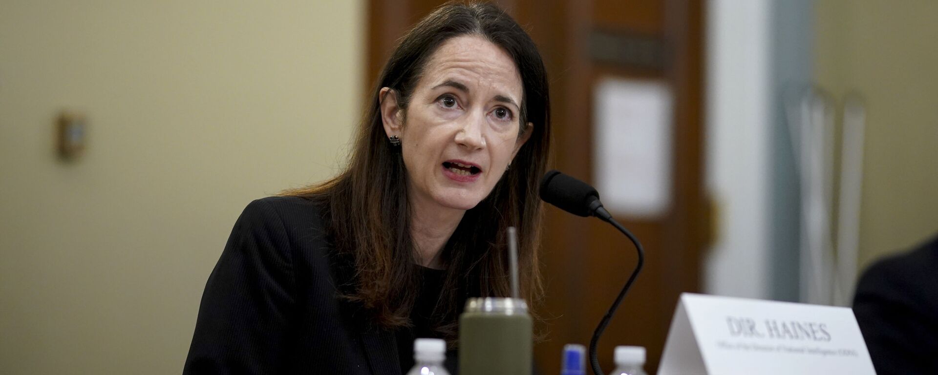 Director Avril Haines of the Office of the Director of National Intelligence (ODNI) testifies during a House Intelligence Committee hearing on Capitol Hill in Washington, Thursday, April 15, 2021 - Sputnik International, 1920, 10.03.2023