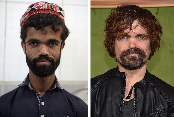 This photo combination created on March 14, 2019 shows (L) Pakistani waiter Rozi Khan posing for a photograph at Dilbar Hotel in Rawalpindi on February 22, (R) US actor Peter Dinklage at the HBO premiere of My Dinner With Herve at the Paramount Studios in Los Angeles on October 4, 2018. - Sputnik International