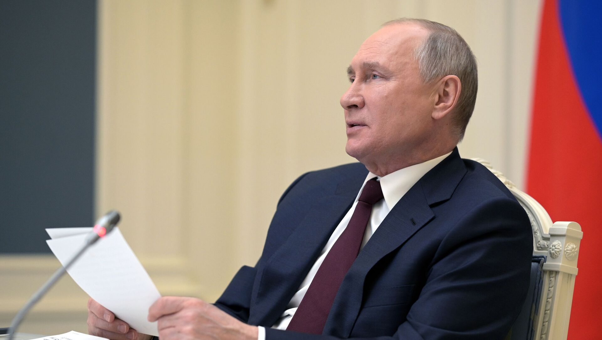 President of Russia Vladimir Putin speaks at the Leaders' summit on climate, 22 April 2021 - Sputnik International, 1920, 04.06.2021