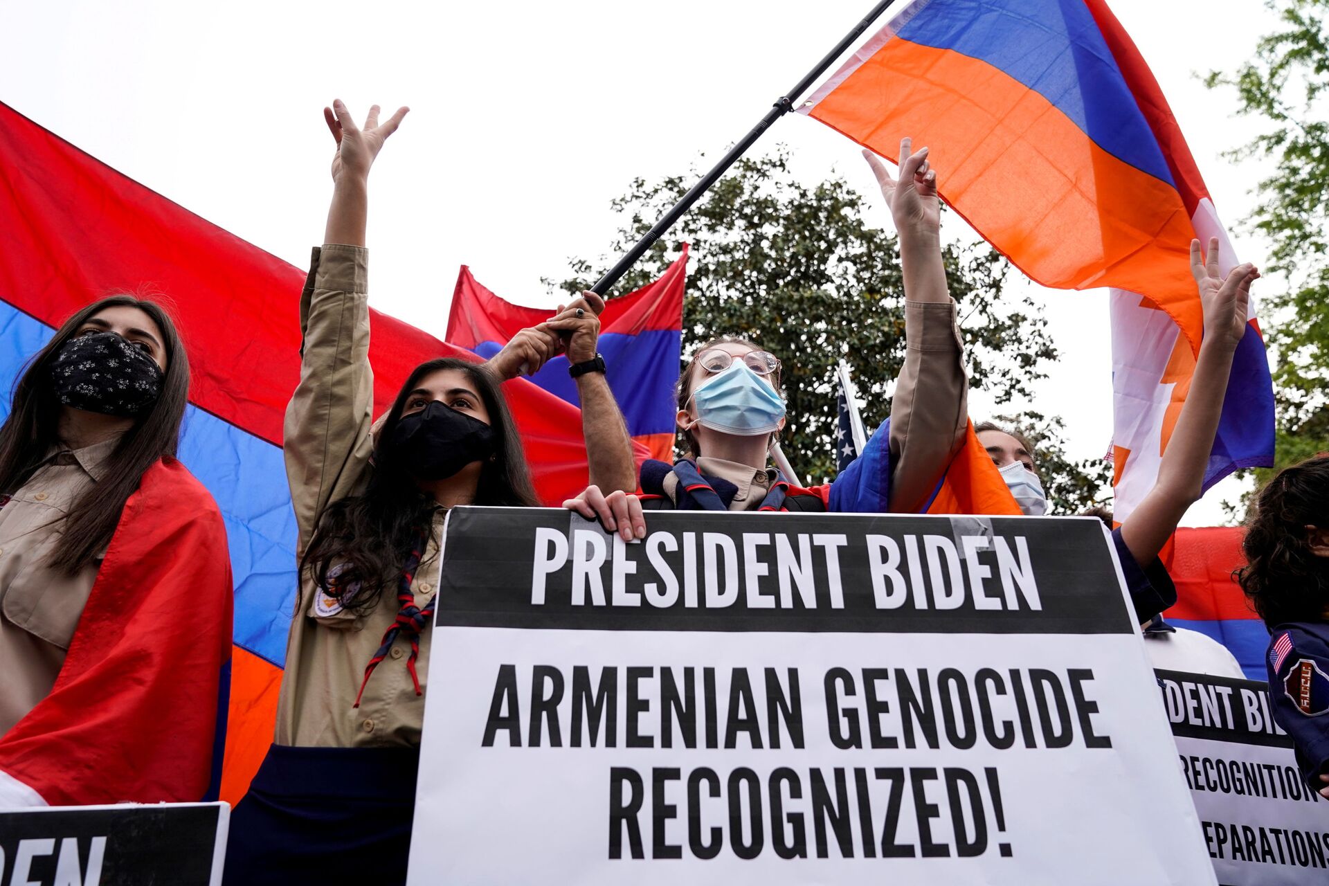 US Embassy in Ankara Beefs Up Security After Biden Recognises Armenian Genocide - Sputnik International, 1920, 26.04.2021