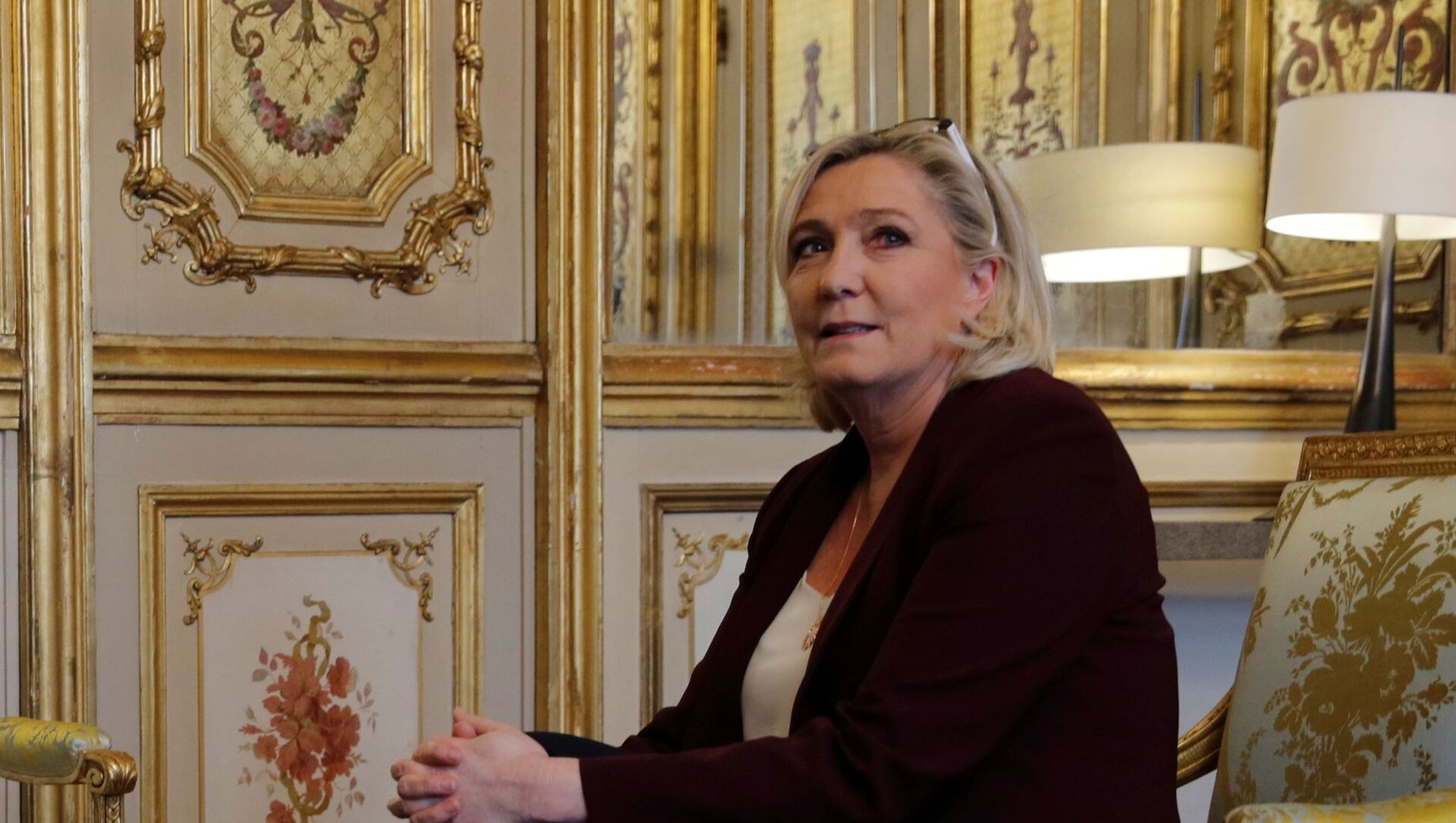 Marine Le Pen at the Elysee Palace in Paris, France, February 6, 2019 - Sputnik International, 1920, 26.04.2021