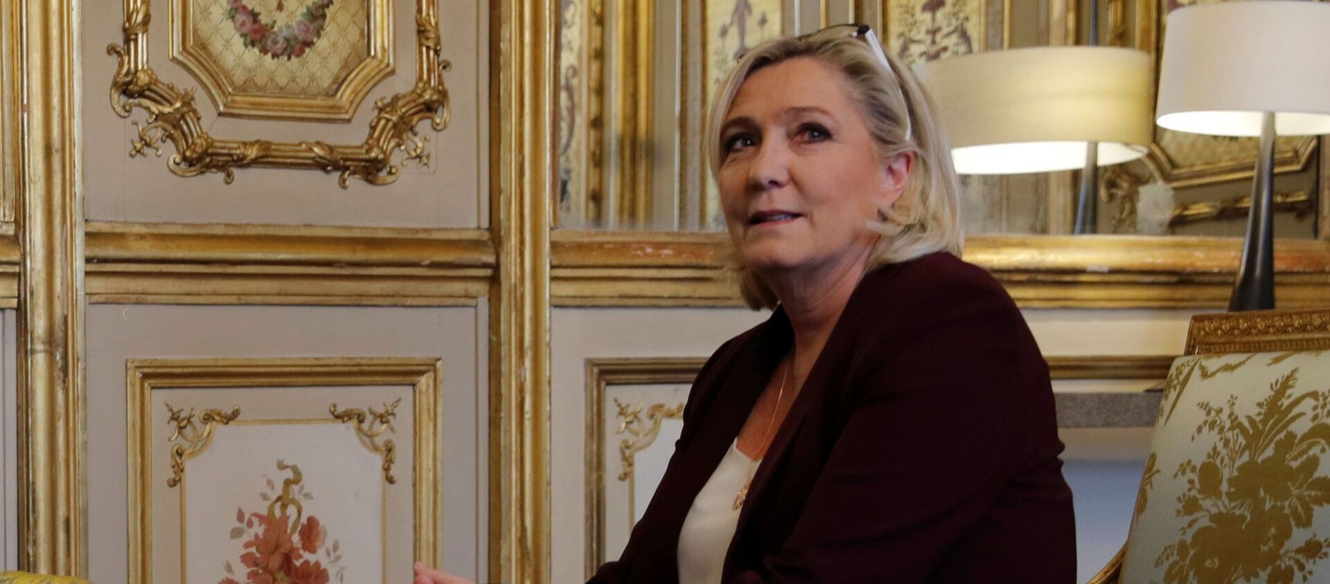 Marine Le Pen at the Elysee Palace in Paris, France, February 6, 2019 - Sputnik International, 1920, 04.07.2021