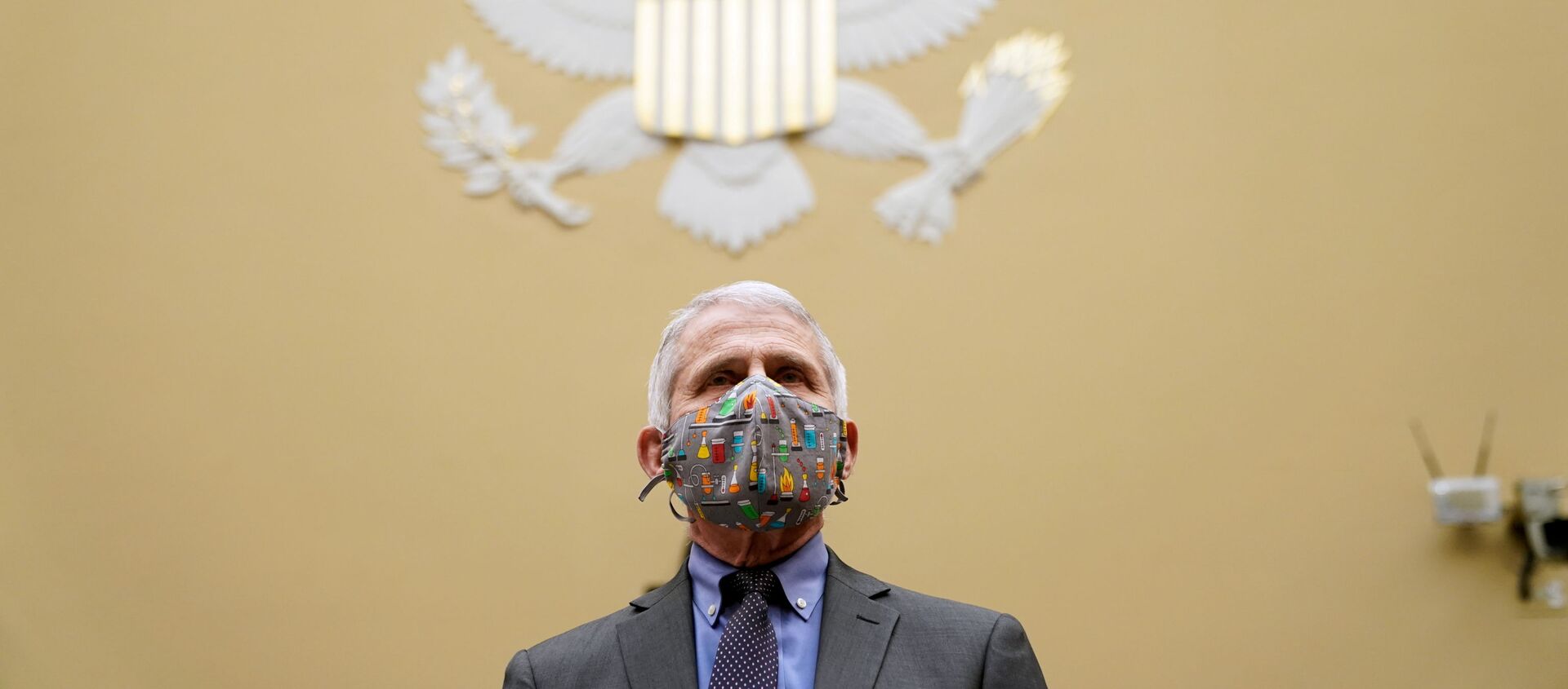 Dr. Anthony Fauci arrives to testify before the House Oversight Select Subcommittee on the Coronavirus Crisis on the Capitol Hill in Washington, U.S., April 15, 2021. - Sputnik International, 1920, 26.04.2021