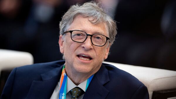  Microsoft co-founder Bill Gates attends a forum of the first China International Import Expo (CIIE) in Shanghai on November 5, 2018 - Sputnik International