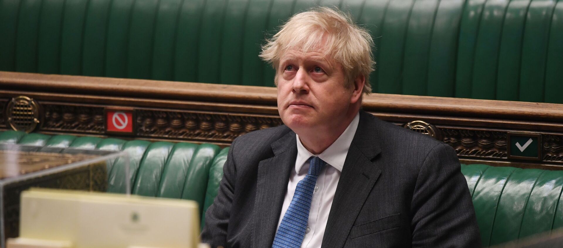 British Prime Minister Boris Johnson attends question period at the House of Commons in London, Britain April 28, 2021 - Sputnik International, 1920, 29.04.2021