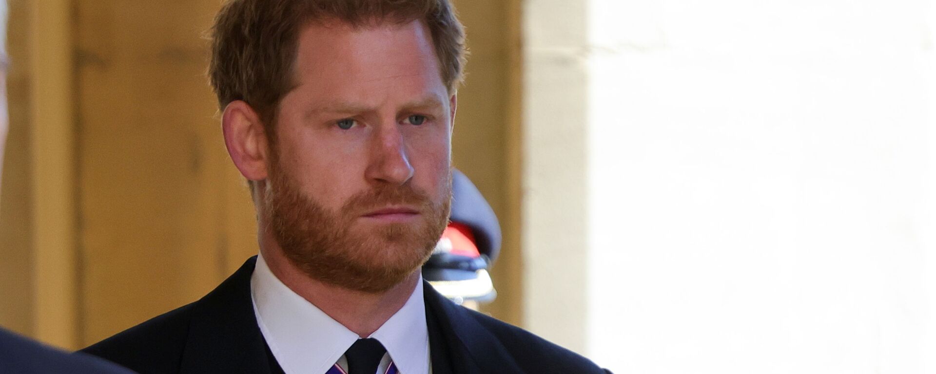 Britain's Prince Harry, Duke of Sussex looks on as he attends the funeral of Britain's Prince Philip, husband of Queen Elizabeth, who died at the age of 99, in Windsor, Britain, April 17, 2021 - Sputnik International, 1920, 22.05.2021