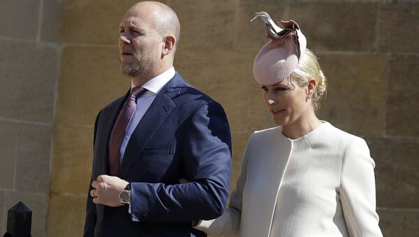 In this Sunday, 21 April 2019 file photo, Zara and Mike Tindall arrive to attend the Easter Mattins Service at St. George's Chapel, at Windsor Castle in England - Sputnik International
