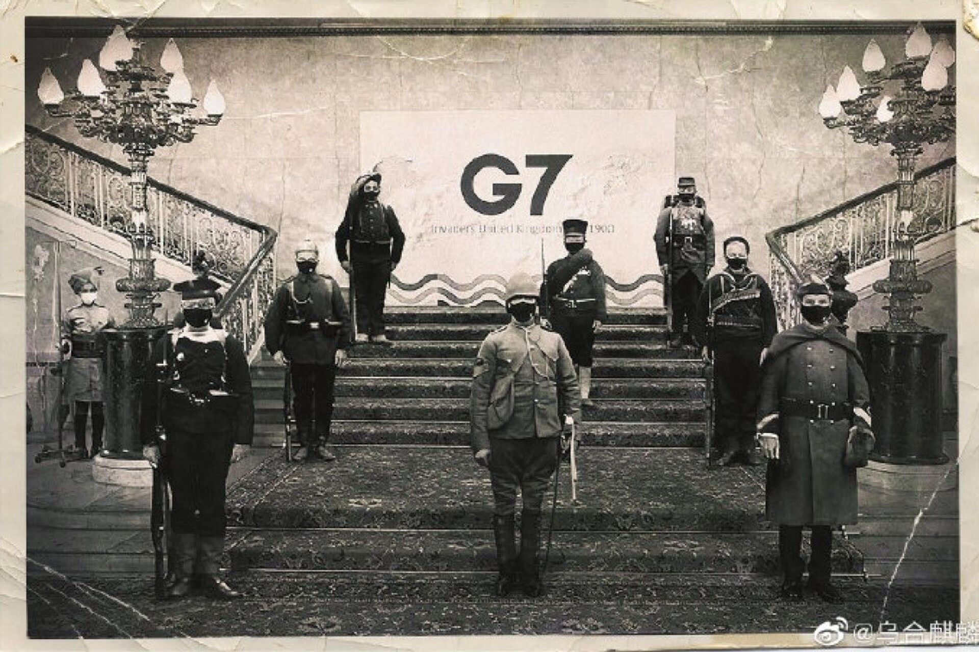 Photo: Chinese Satirist Mocks G7 Image With Comparison to 1900 Anti-Boxer Rebellion Invasion - Sputnik International, 1920, 07.05.2021