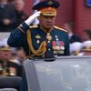 Defence Minister Sergei Shoigu heads toward the center of Red Square to inspect the troops.  - Sputnik International