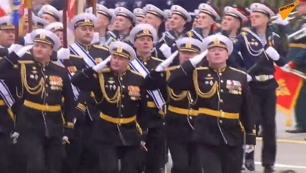 Next is a unit of the Russian Navy, headed by students of the legendary Kuznetsov Naval Academy in St. Petersburg. Graduates of this prestigious academy are tasked with providing cadres for command positions in the Russian Navy.  - Sputnik International